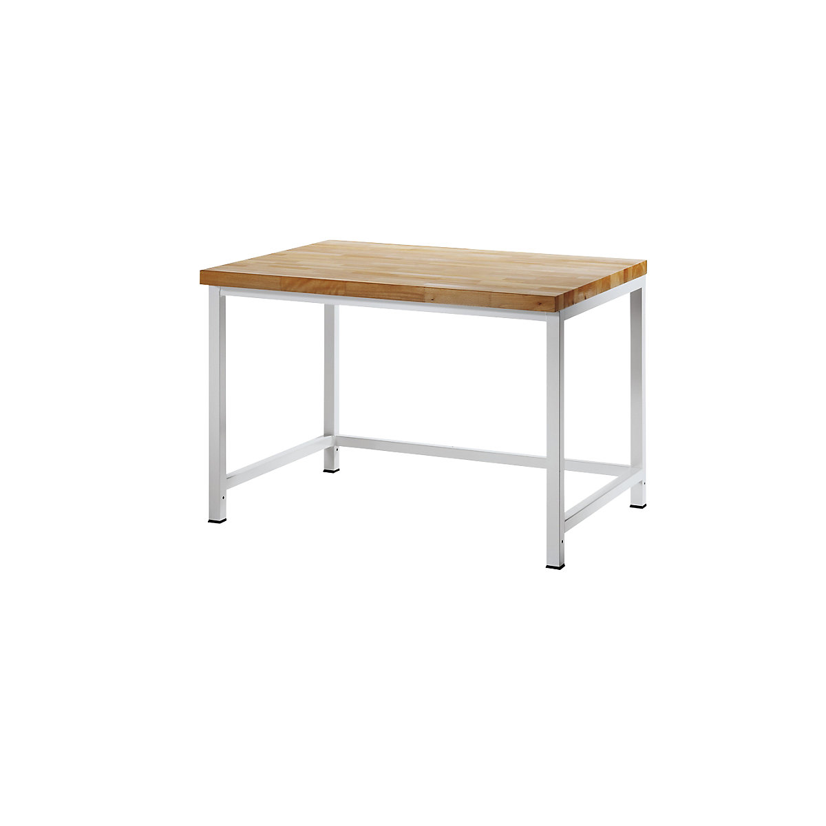 Stół warsztatowy, konstrukcja ramowa – RAU, 1 drążek poprzeczny, głęb. 900 mm, szer. 1250 mm-0