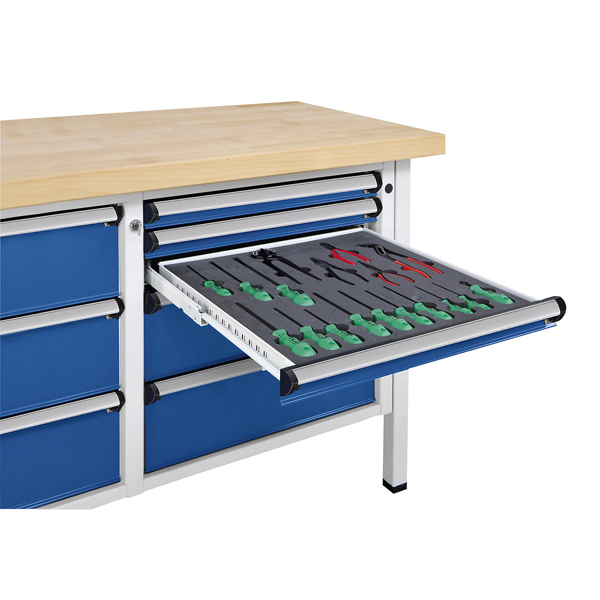 Stół warsztatowy, konstrukcja ramowa – ANKE (Zdjęcie produktu 2)-1