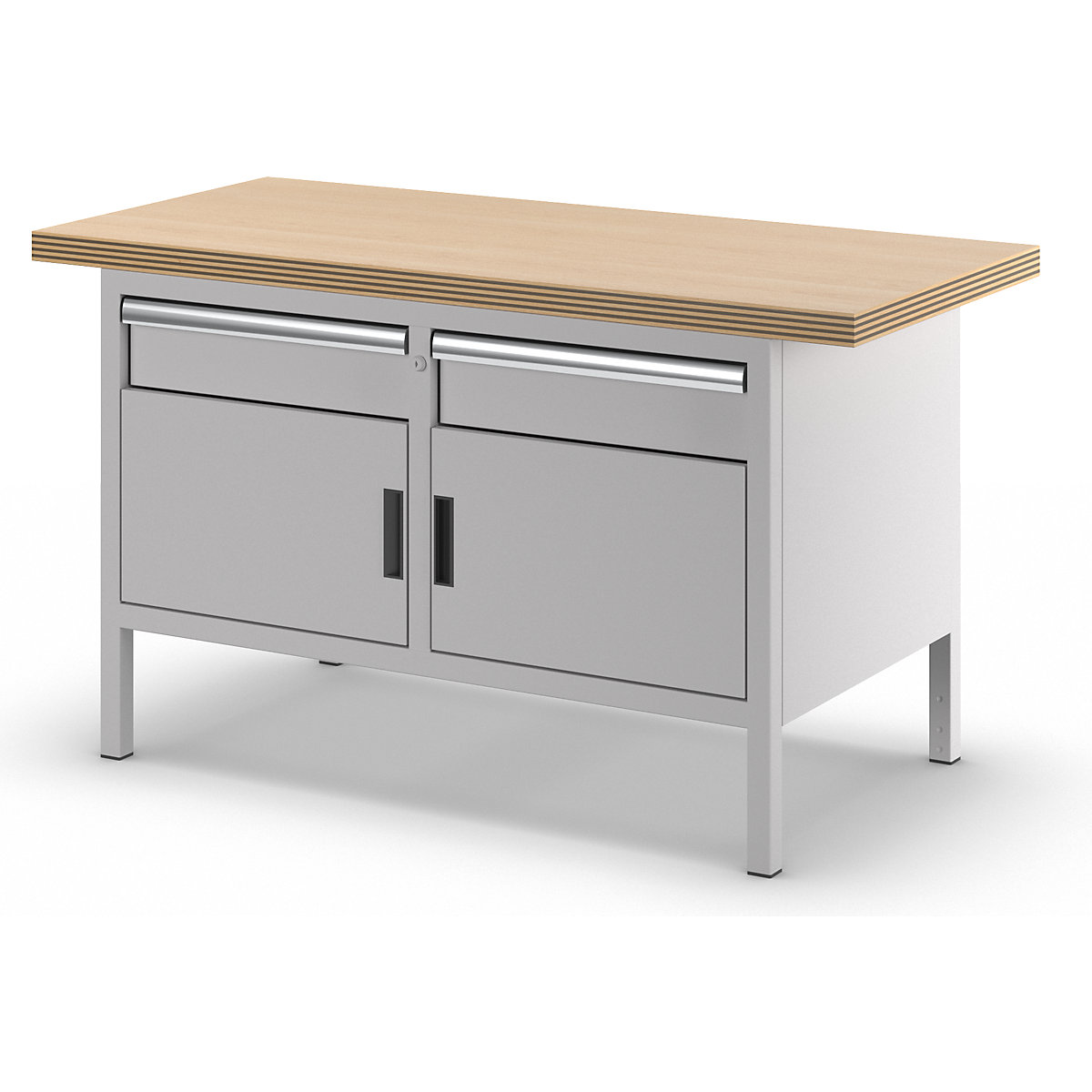 Stół warsztatowy, konstrukcja ramowa – LISTA (Zdjęcie produktu 5)-4