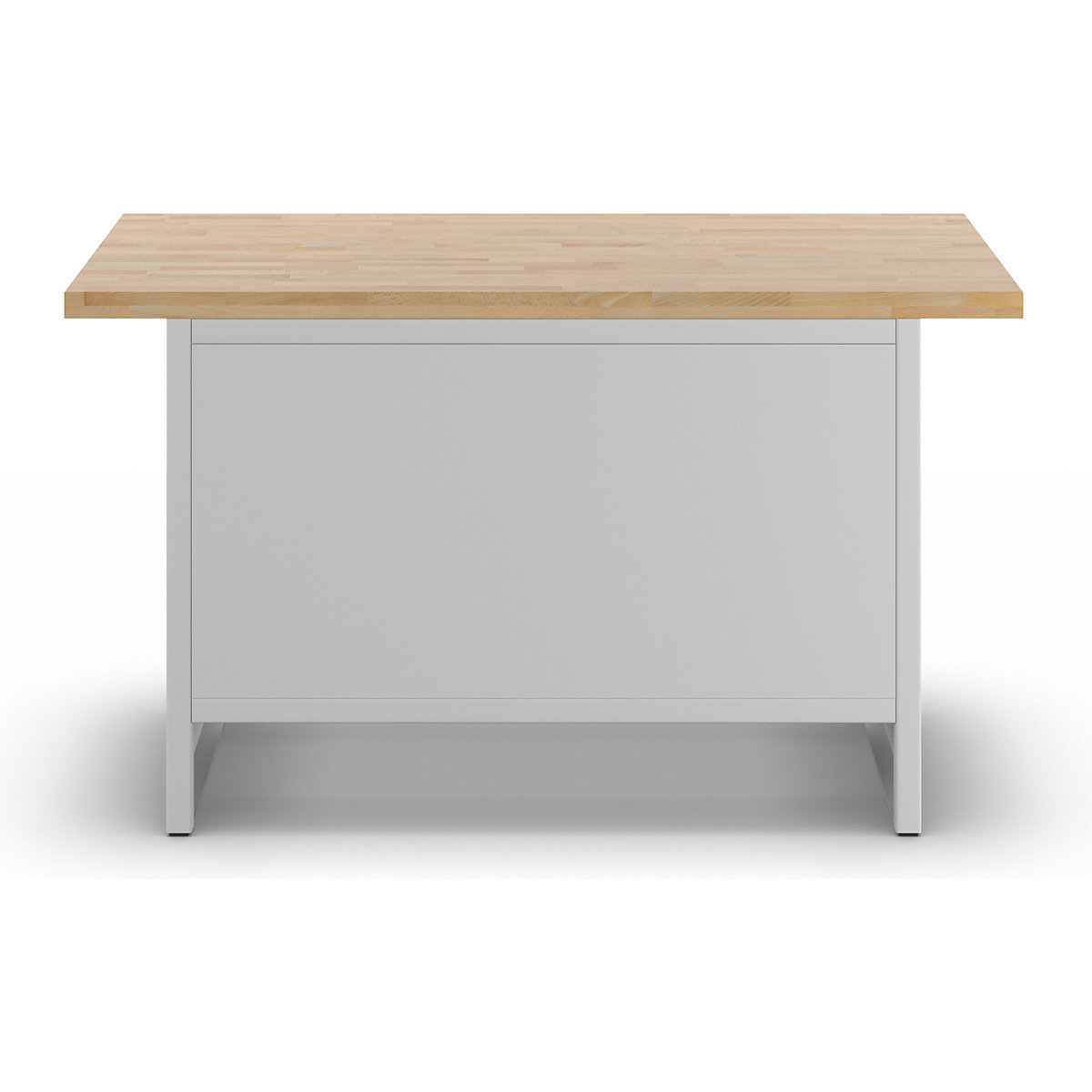 Stół warsztatowy z zamkniętymi bokami – eurokraft basic (Zdjęcie produktu 3)-2