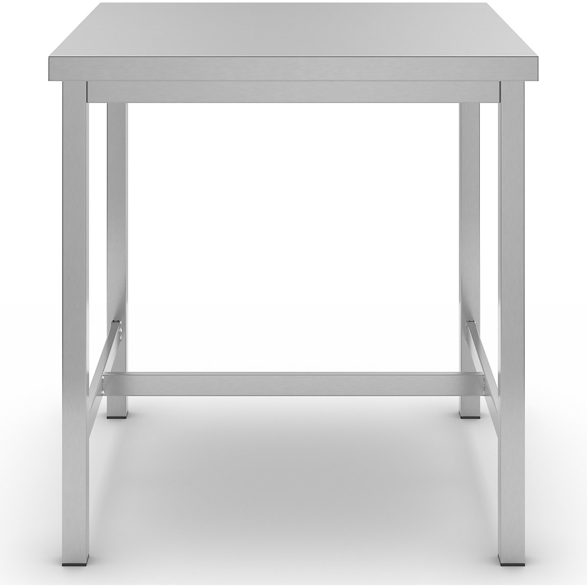 Stół warsztatowy ze stali chromowo-niklowej – eurokraft basic (Zdjęcie produktu 2)-1