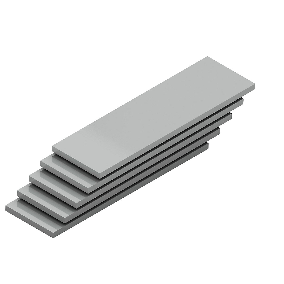 Lot de 5 tablettes largeur 1300 mm – hofe