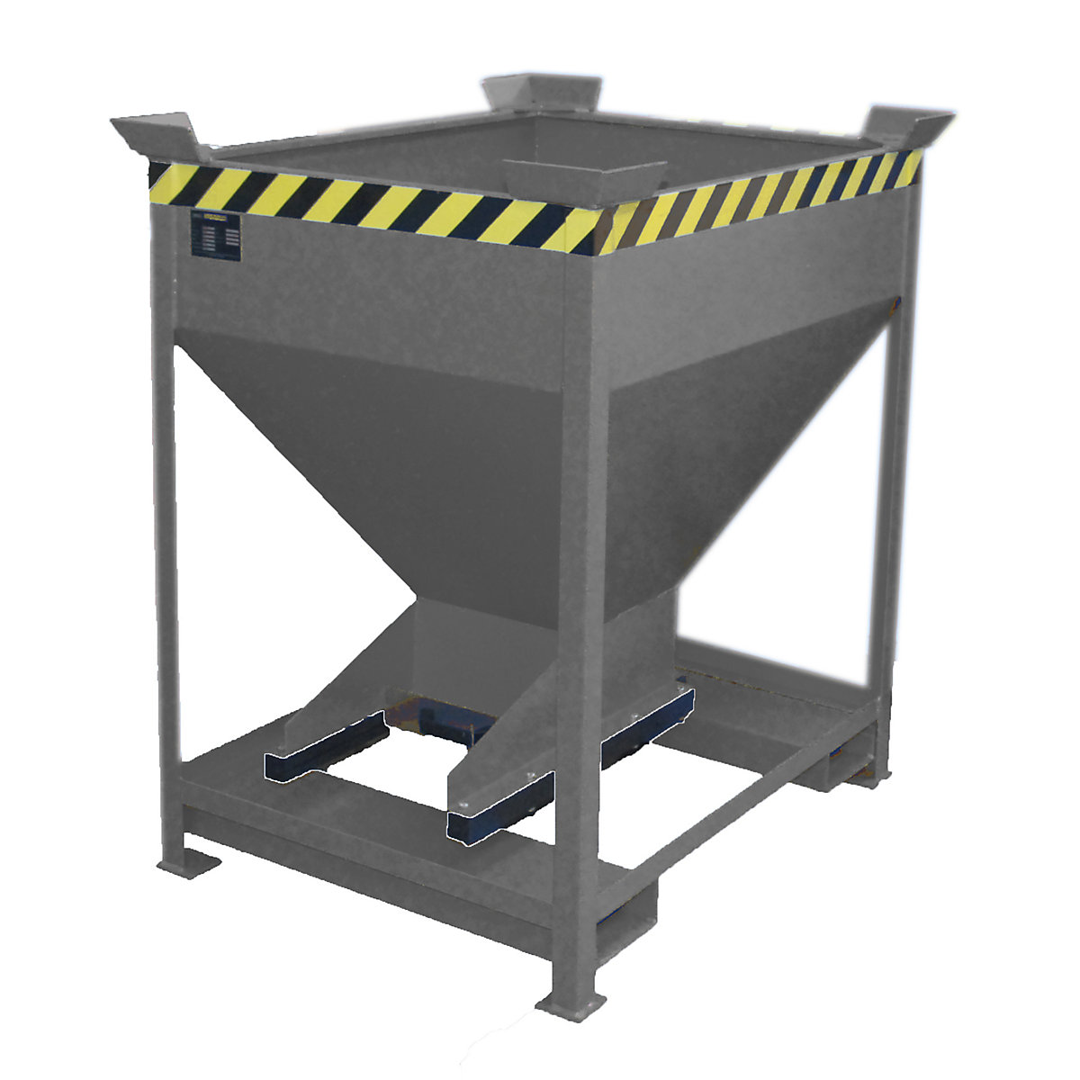Conteneur-silo en forme d'entonnoir – eurokraft pro