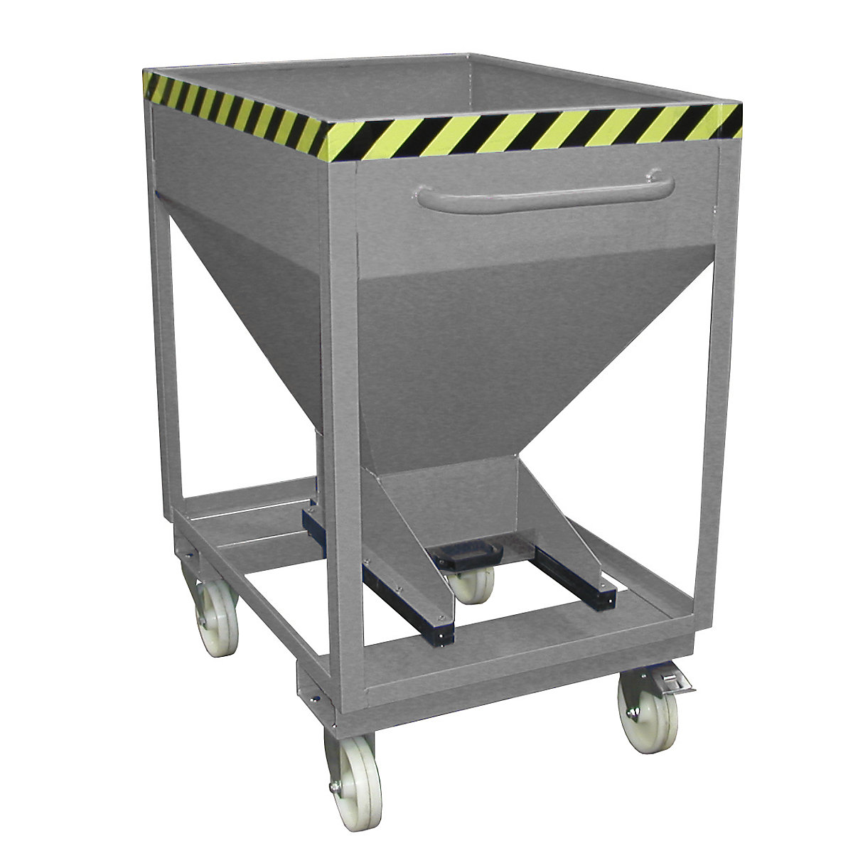 Conteneur-silo en forme d'entonnoir – eurokraft pro