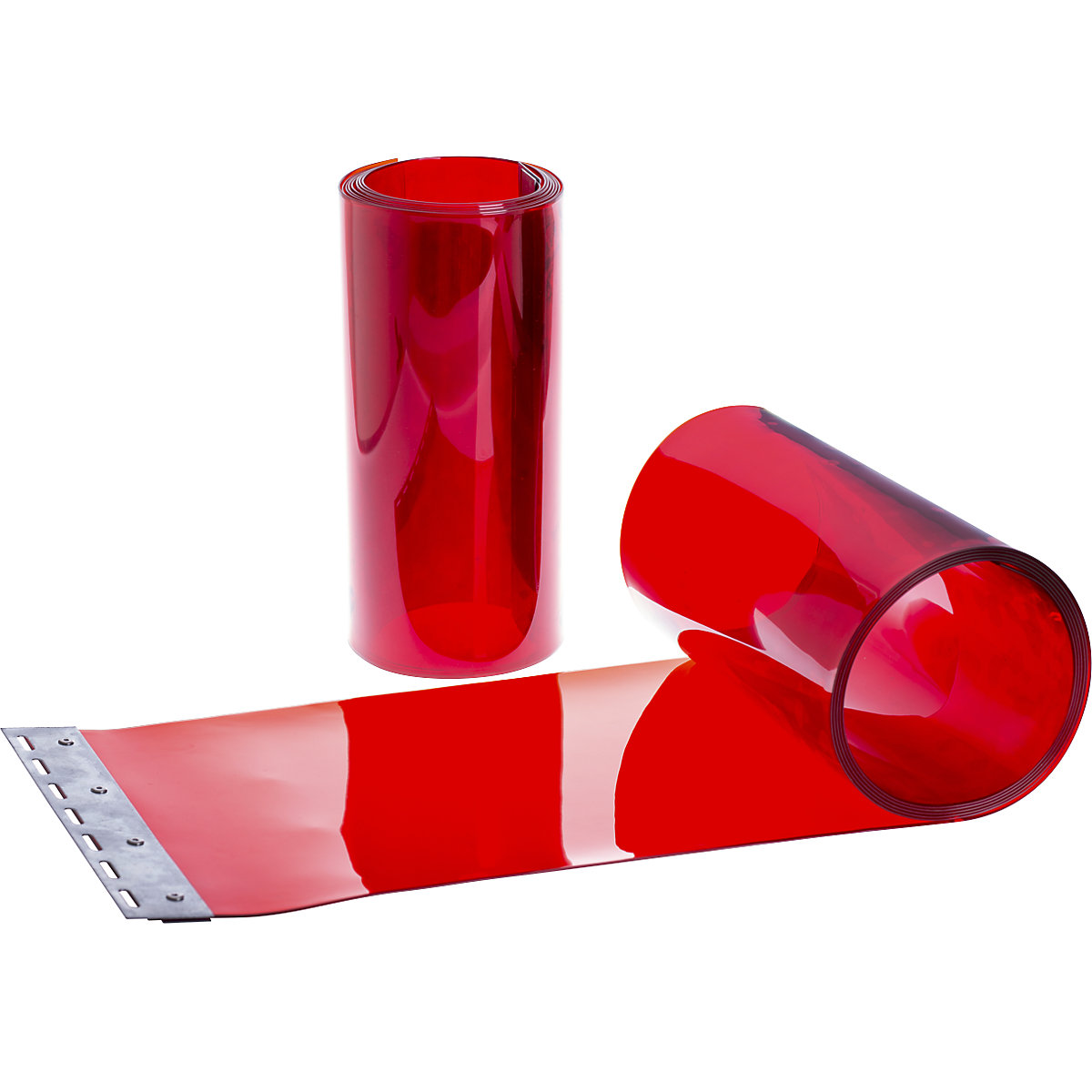 Option bandes de signalisation rouges, lot de 2, largeur x épaisseur 300 x 3 mm, supplément de prix-1