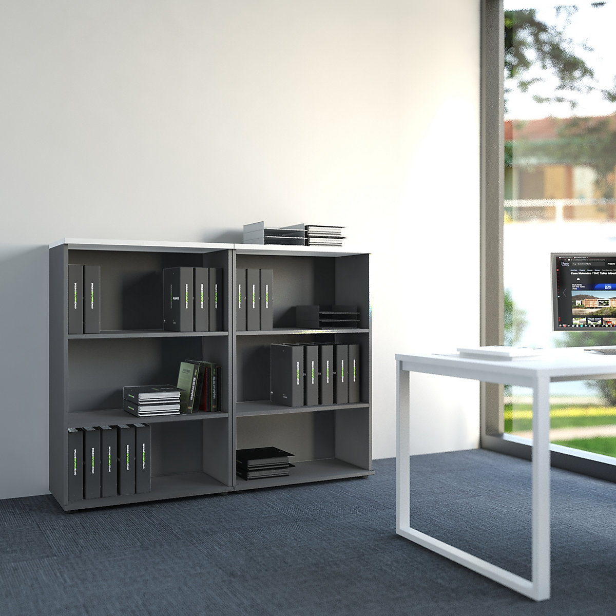 Rayonnage de bureau Portland (Illustration du produit 6)-5