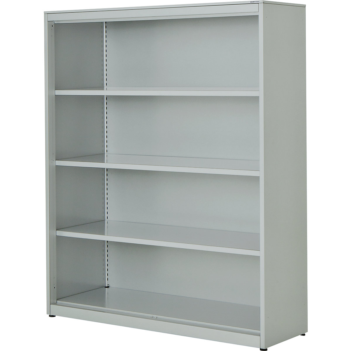 Rayonnage et armoire combinés – mauser, h x l x p 1516 x 1200 x 432 mm, plateau en acier, 3 tablettes, gris clair-1
