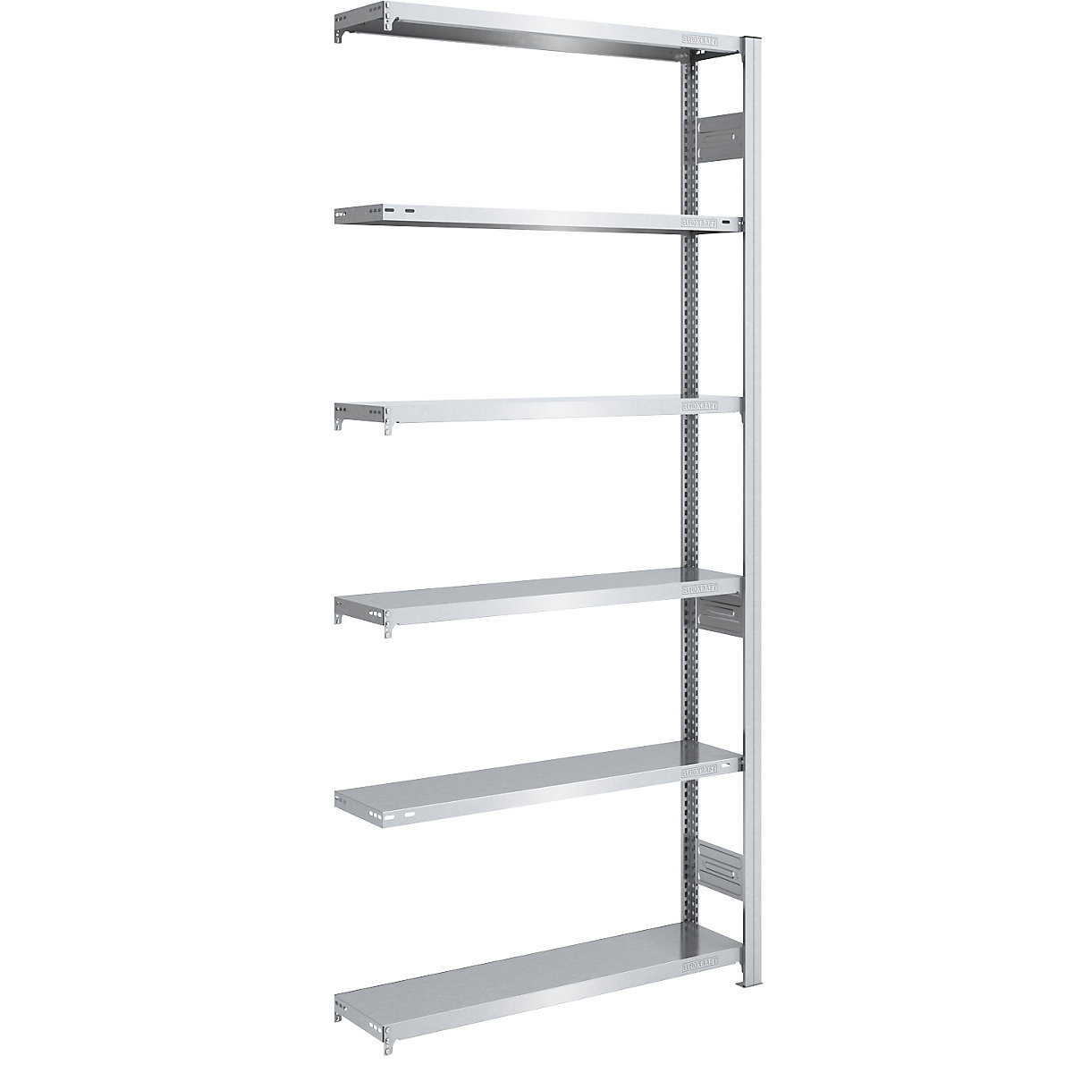 Rayonnage emboîtable pour charges lourdes – eurokraft pro, double face, h x l x p 2500 x 1000 x 300 mm, galvanisé, rayonnage additionnel-19