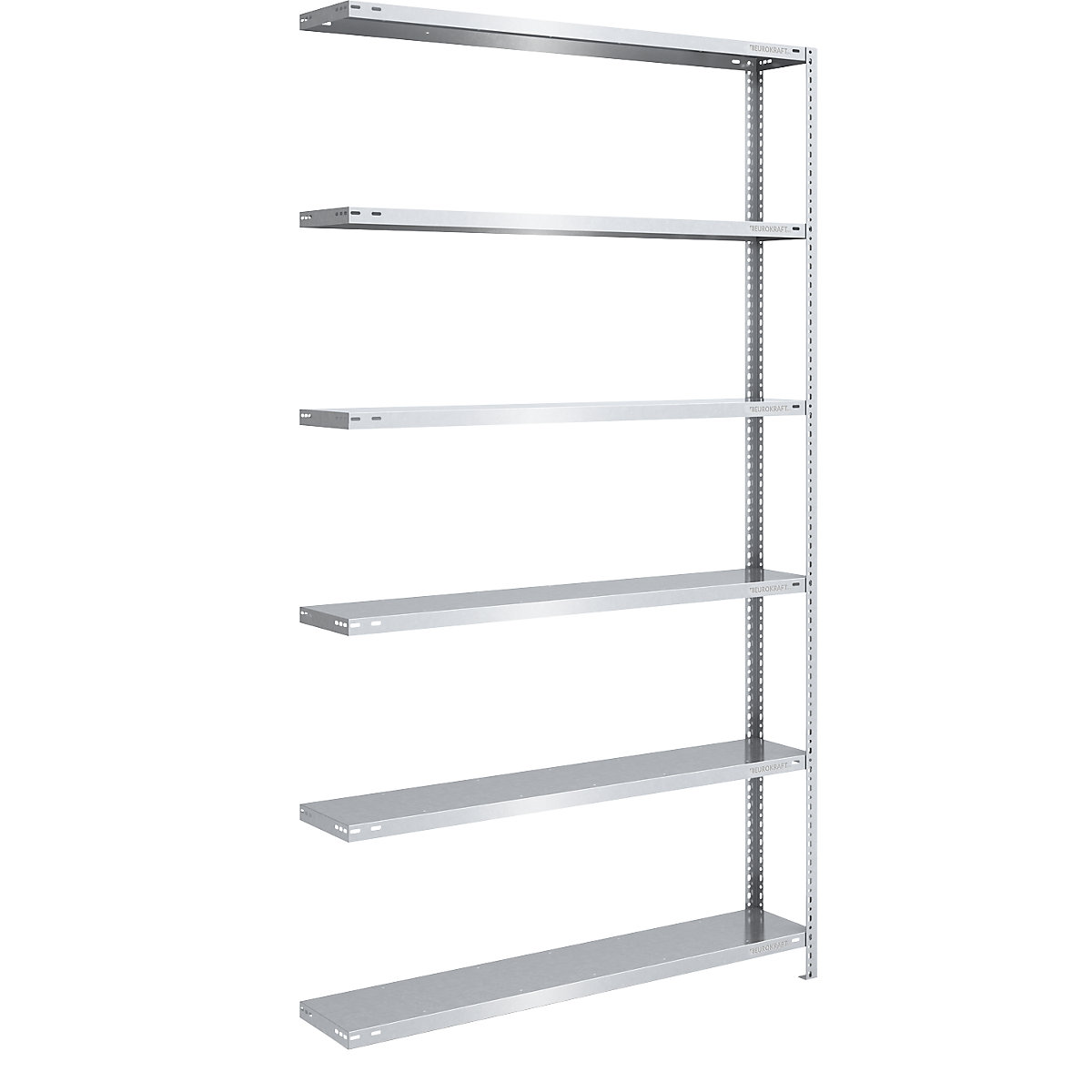 Rayonnage de stockage à boulonner, version mi-lourde – eurokraft pro
