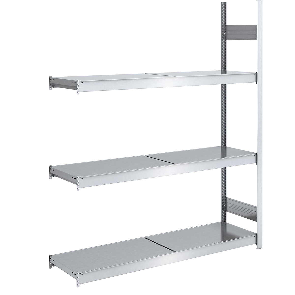 Rayonnage emboîtable extra-large avec tablettes en acier – hofe