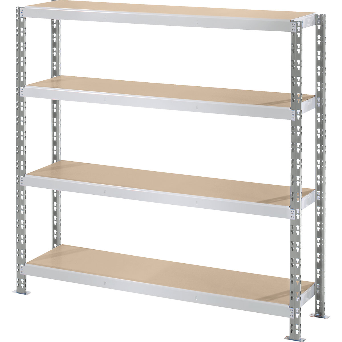 Rayonnage emboîtable extra-large avec tablettes en aggloméré