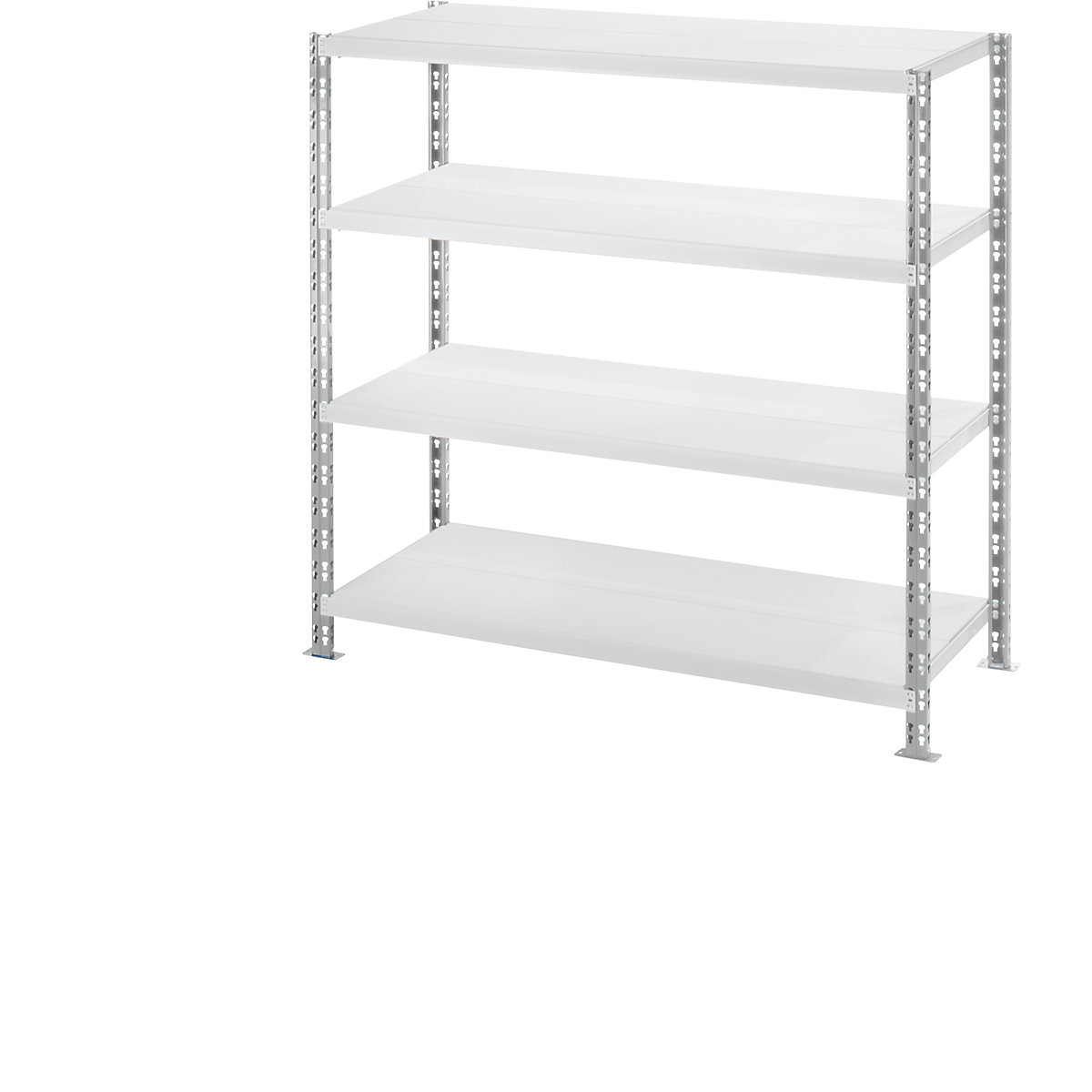 Rayonnage emboîtable extra-large avec tablettes en tôle d'acier