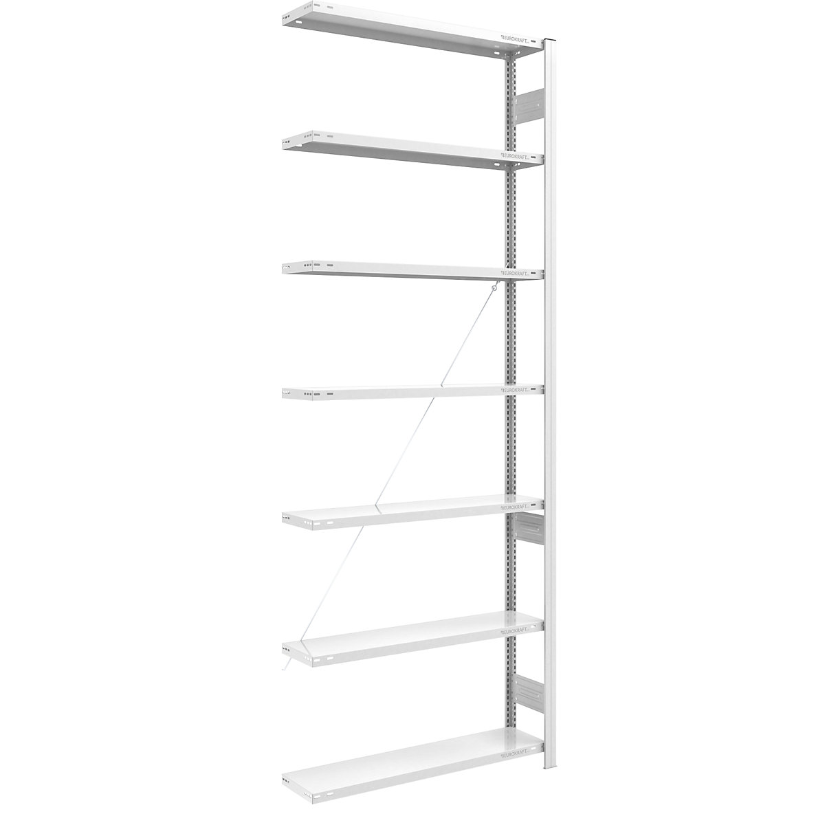 Rayonnage emboîtable, version mi-lourde - eurokraft pro