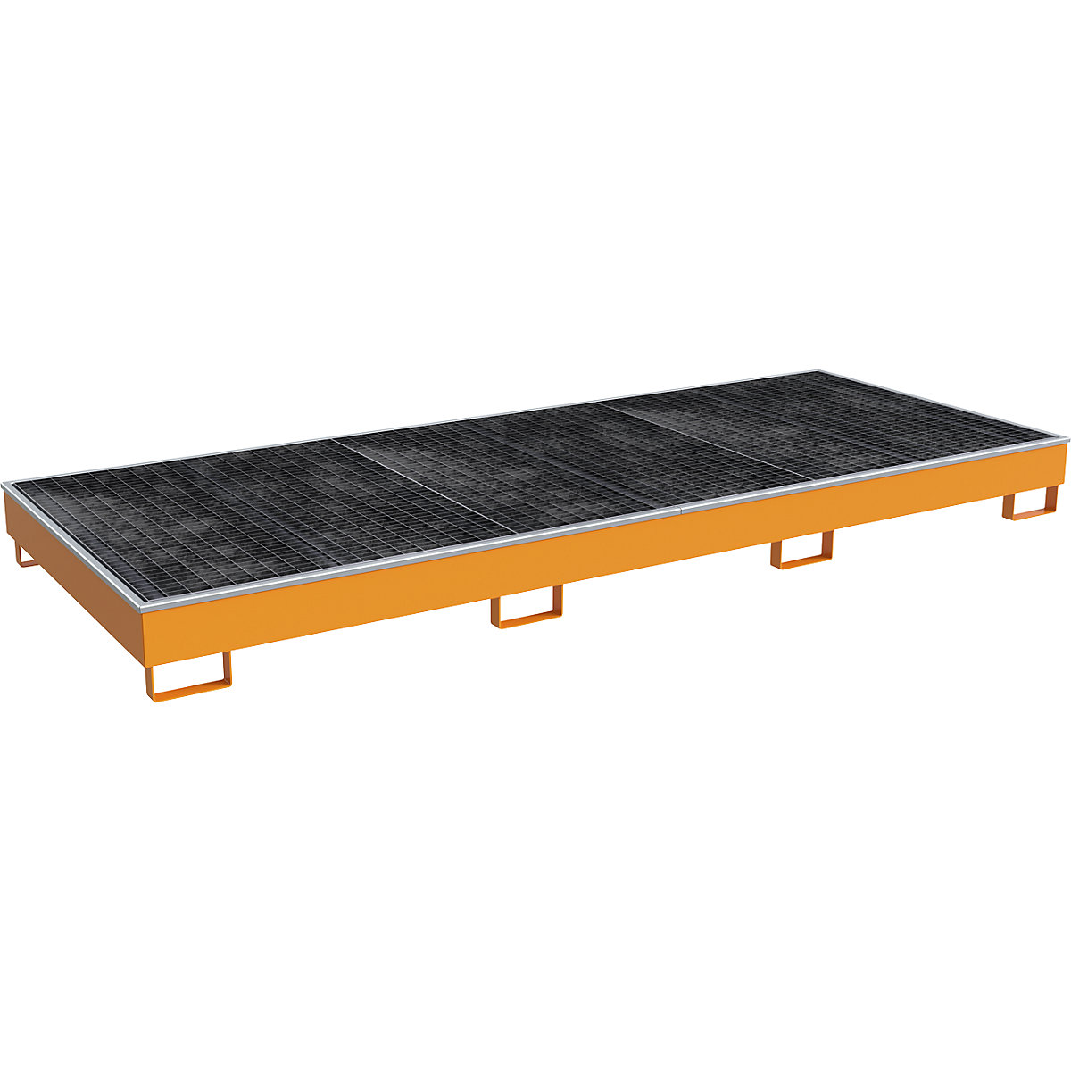 Cuve de rétention pour rayonnage avec insert en polyéthylène – eurokraft pro (Illustration du produit 2)-1