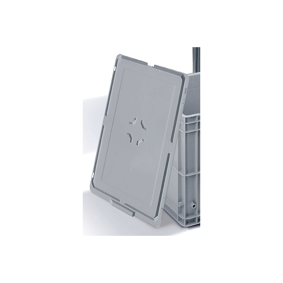 Lid for plastic stacking container (Product illustration 2)-1