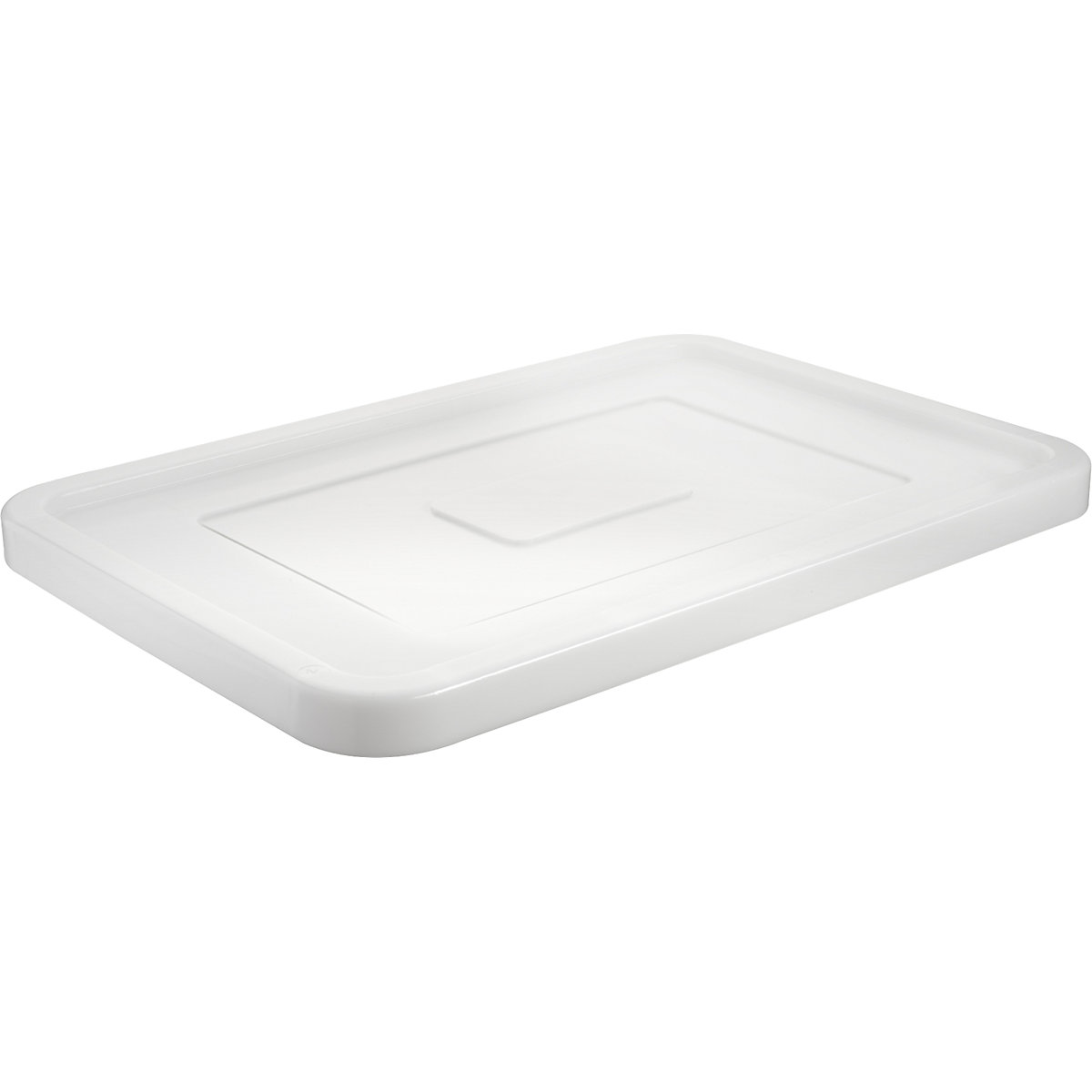 Push-on lid plastic container