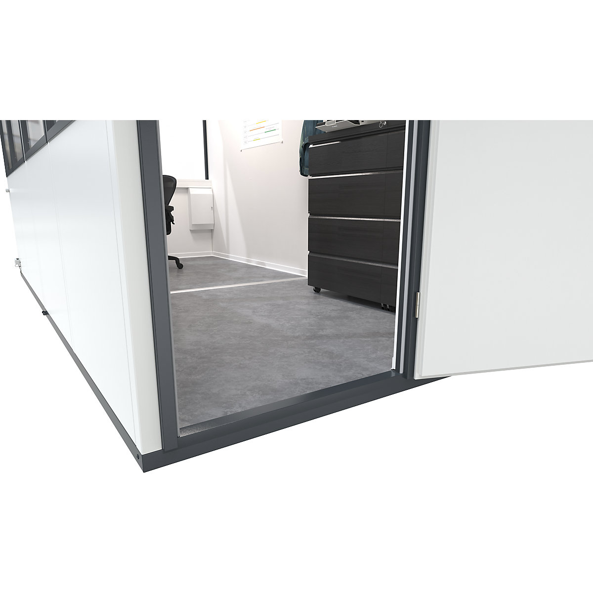 MultiRoom Outdoor Basic prefab offices – WSM (Product illustration 2)-1