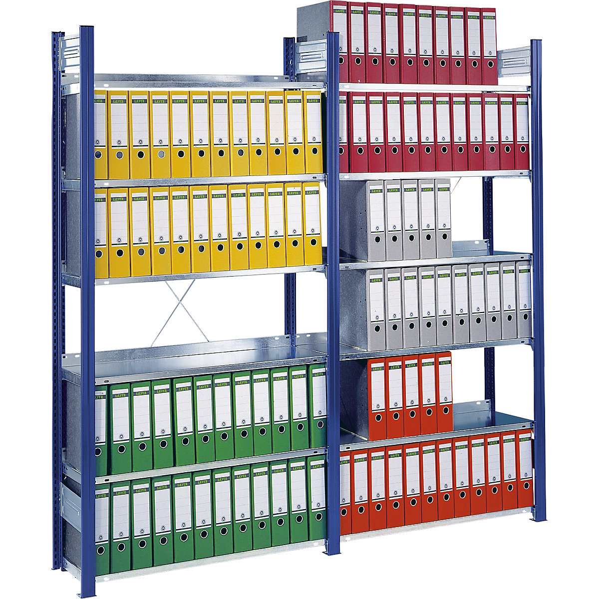 Boltless file shelving unit – hofe (Product illustration 2)-1