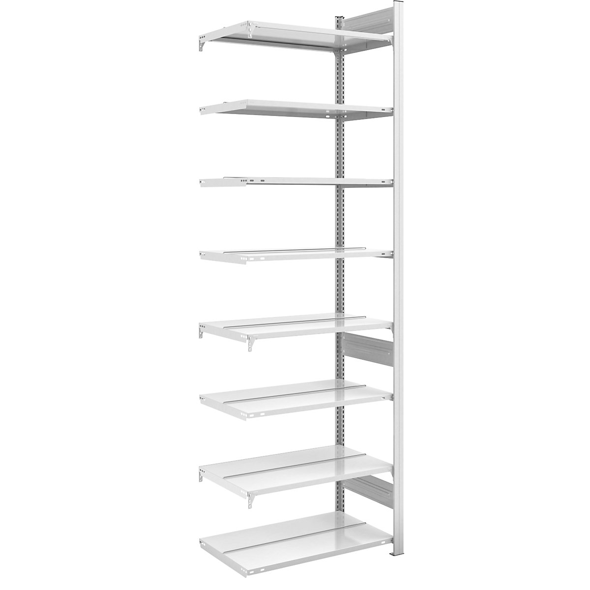 Boltless filing shelf unit, RAL 7035 – hofe