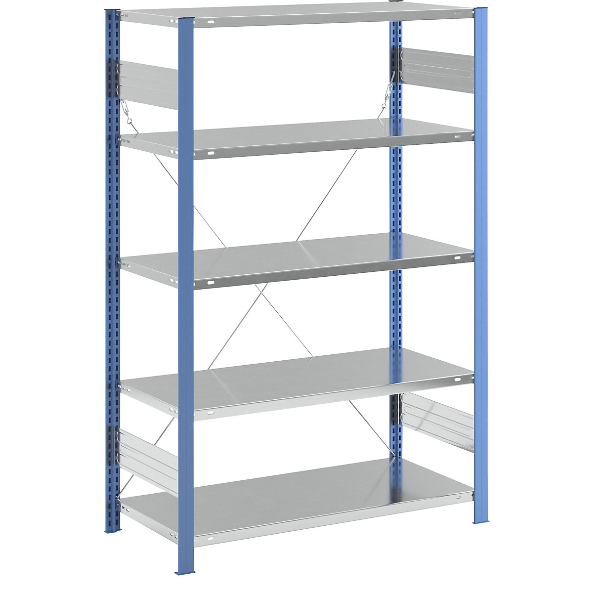 Boltless shelving unit, light duty – eurokraft pro