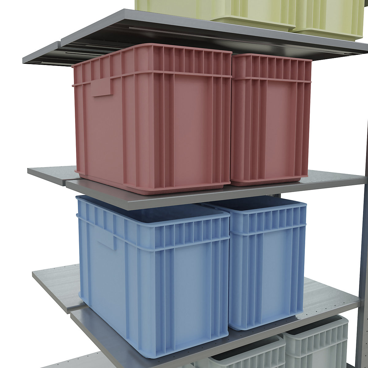 Boltless shelving unit – eurokraft pro (Product illustration 112)-111