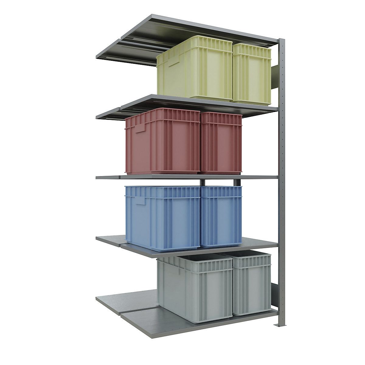 Boltless shelving unit – eurokraft pro (Product illustration 115)-114