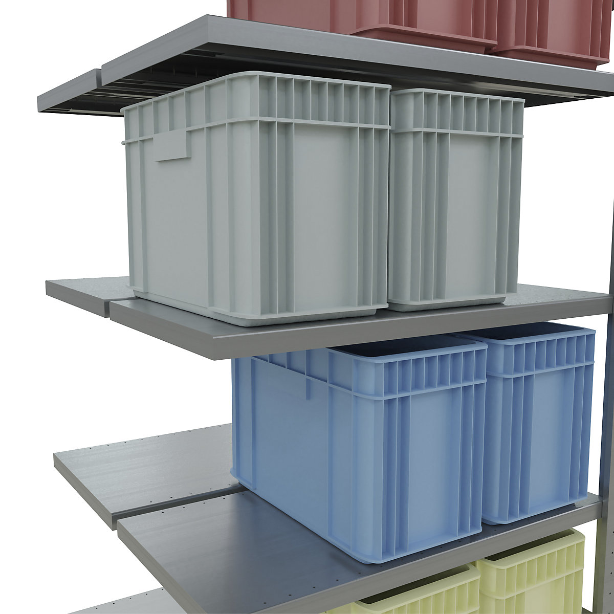 Boltless shelving unit – eurokraft pro (Product illustration 103)-102