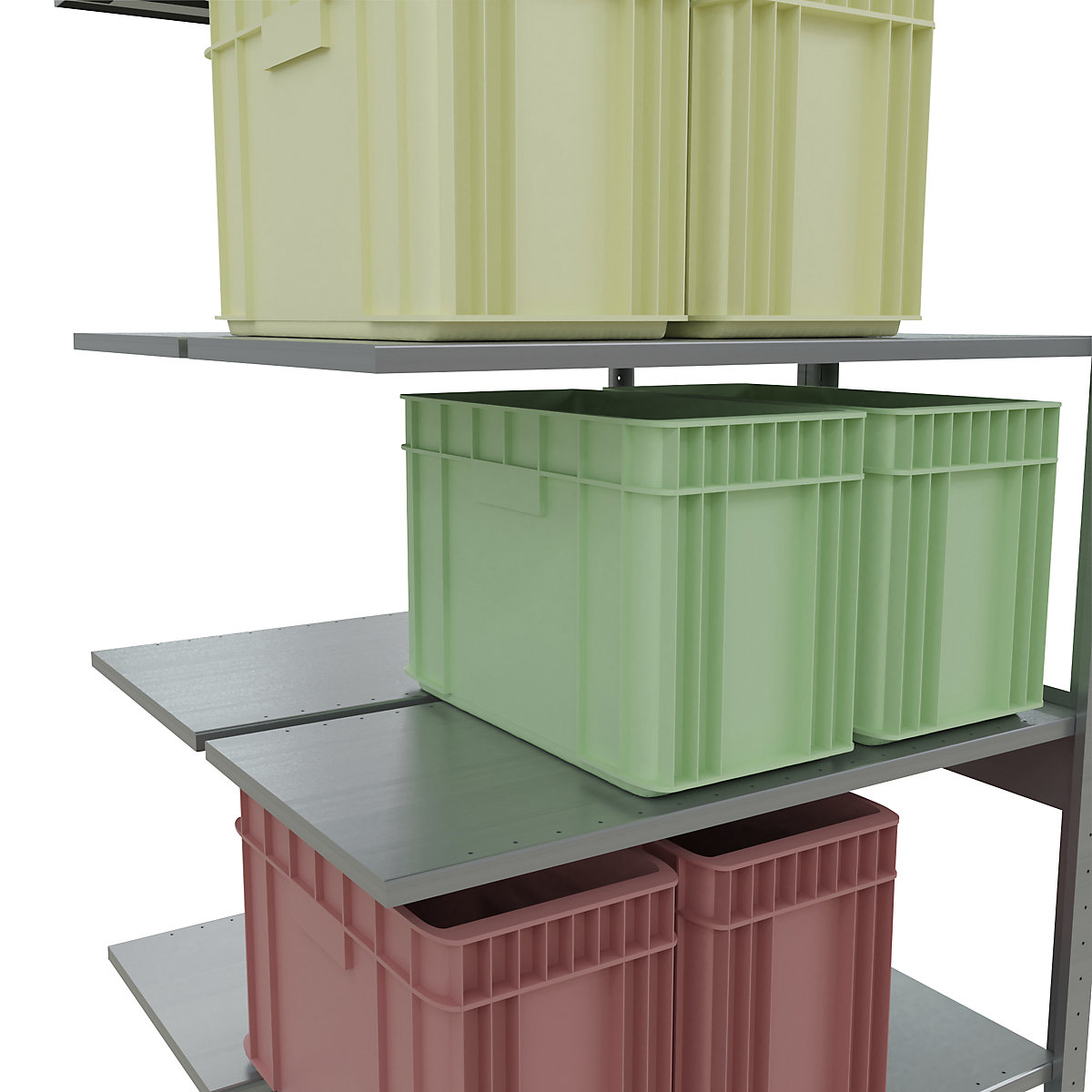 Boltless shelving unit – eurokraft pro (Product illustration 35)-34