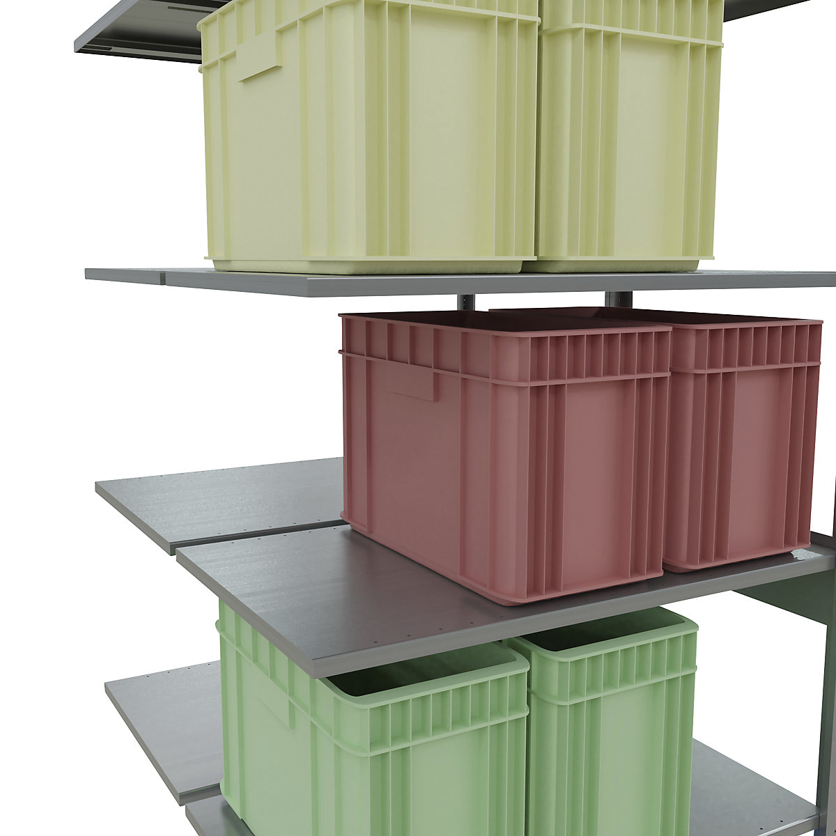 Boltless shelving unit – eurokraft pro (Product illustration 95)-94