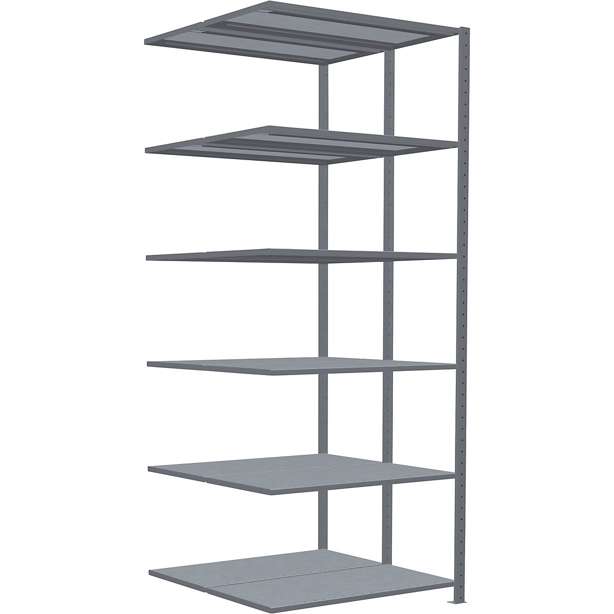 Boltless shelving unit – eurokraft pro (Product illustration 41)-40