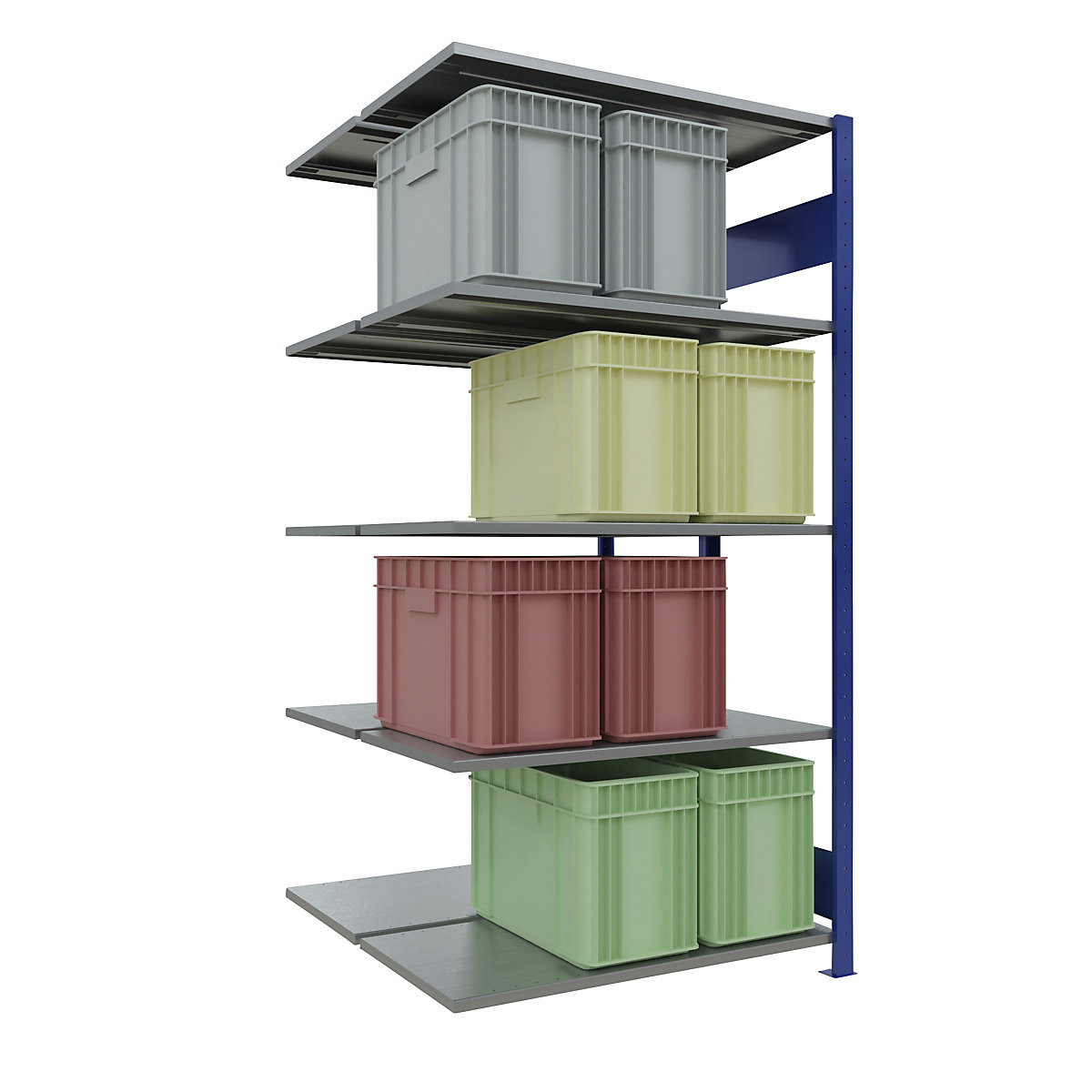 Boltless shelving unit – eurokraft pro (Product illustration 86)-85