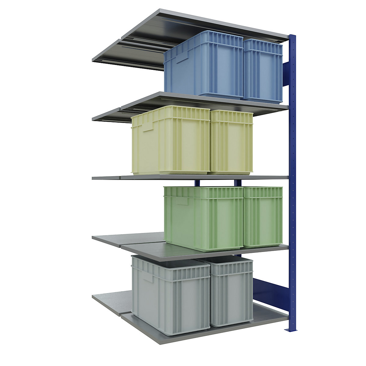 Boltless shelving unit – eurokraft pro (Product illustration 54)-53