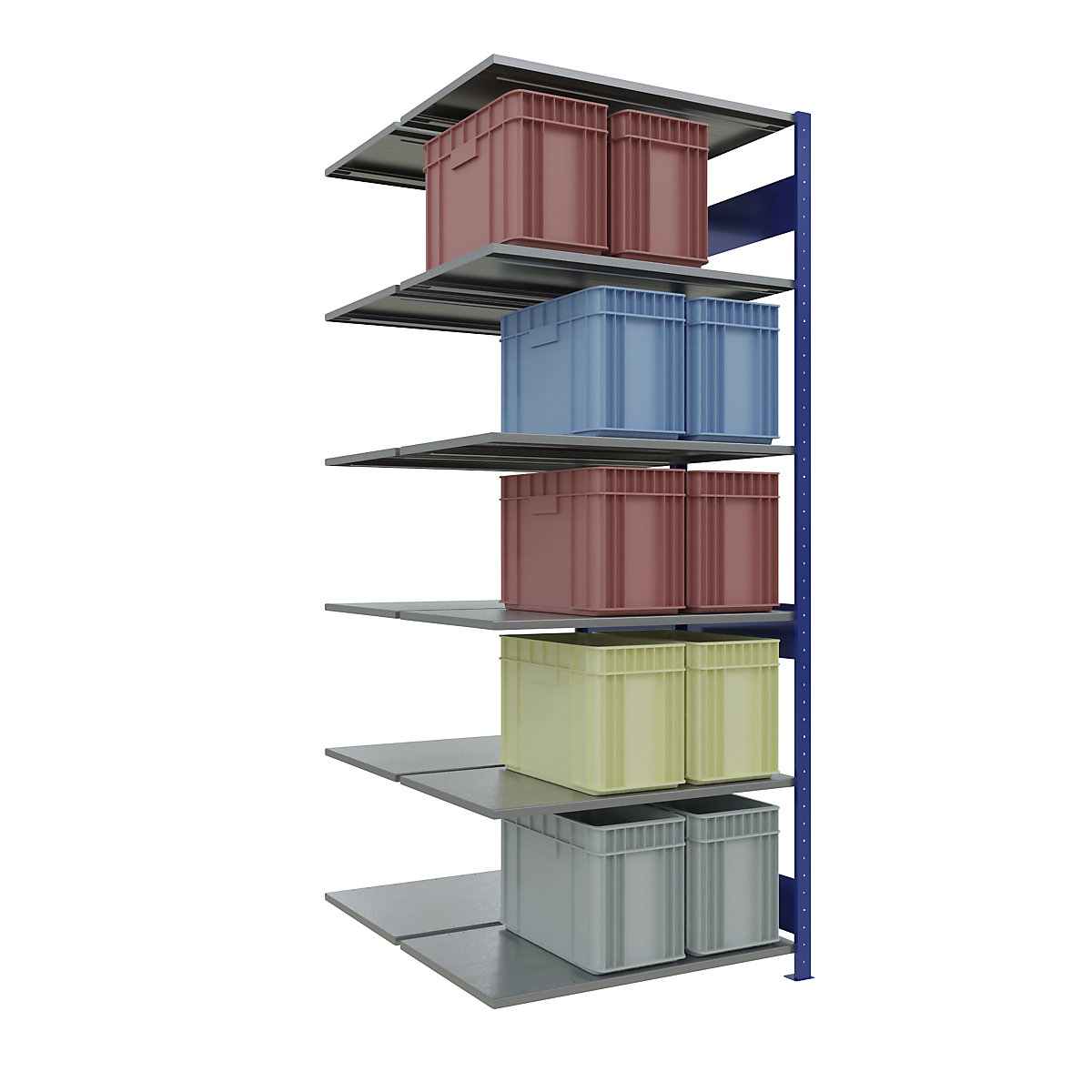 Boltless shelving unit – eurokraft pro (Product illustration 50)-49