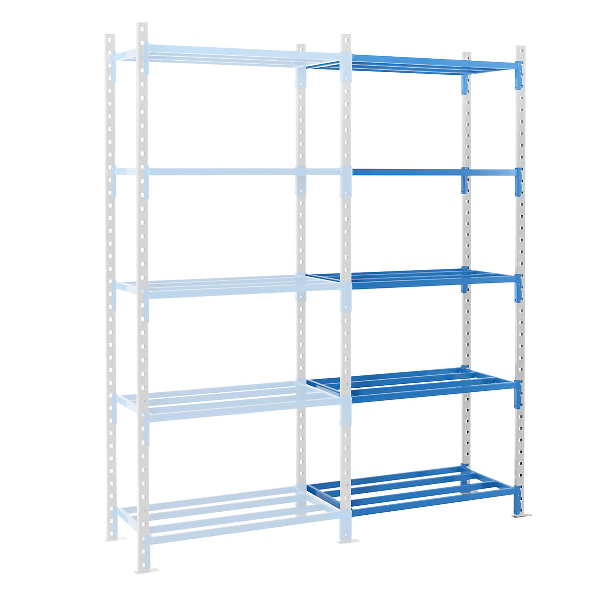 Tubular boltless shelving unit - Manorga