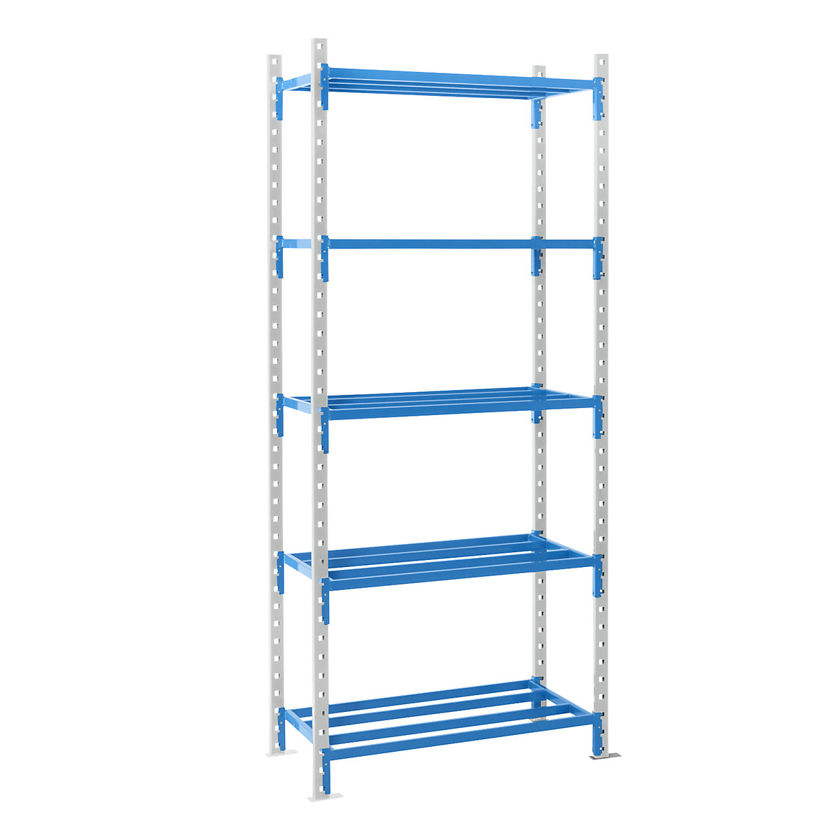 Tubular boltless shelving unit – Manorga