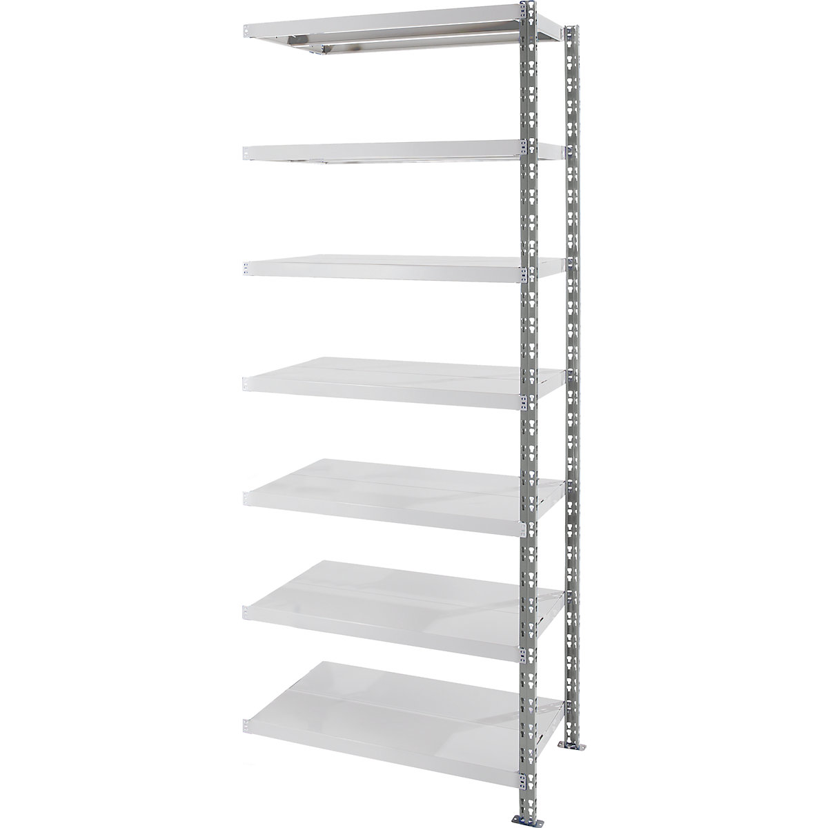 Universal boltless shelving unit, sheet steel shelves, HxWxD 2522 x 1025 x 500 mm, extension shelf unit-13