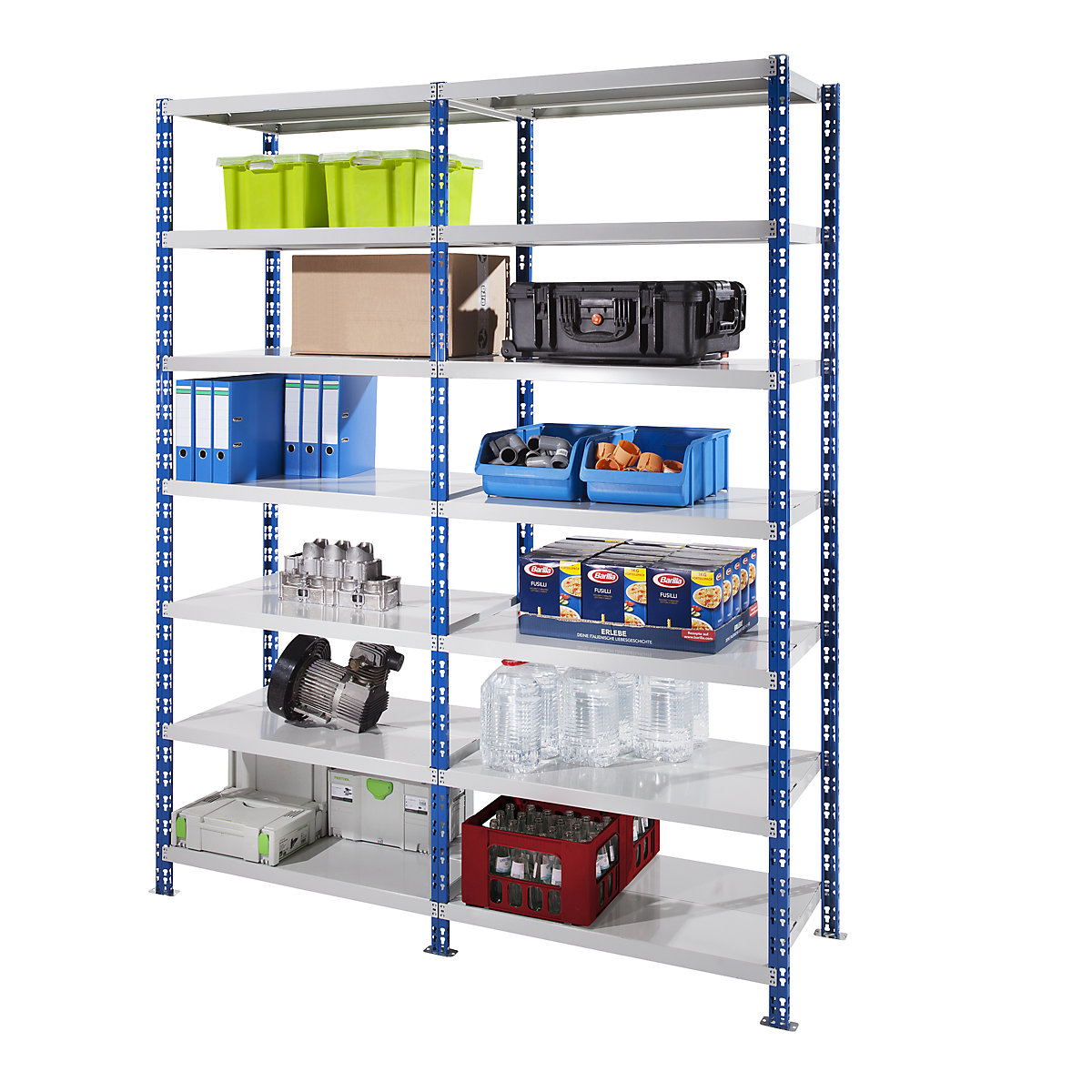 Universal boltless shelving unit, robust – eurokraft basic (Product illustration 5)-4
