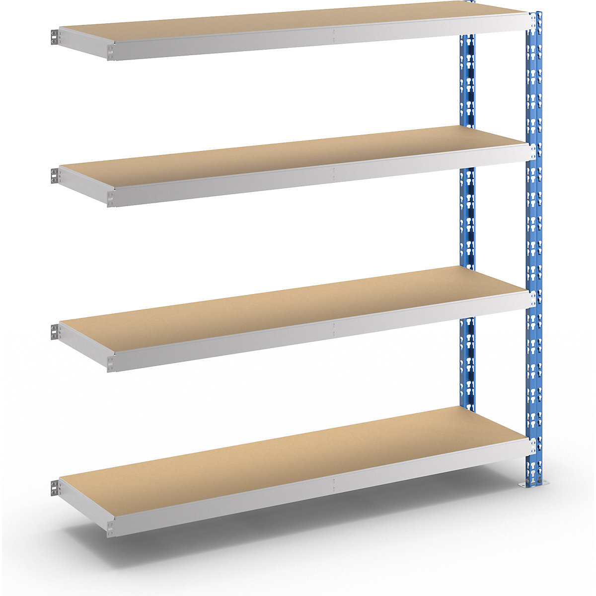Wide span boltless shelf unit - eurokraft basic