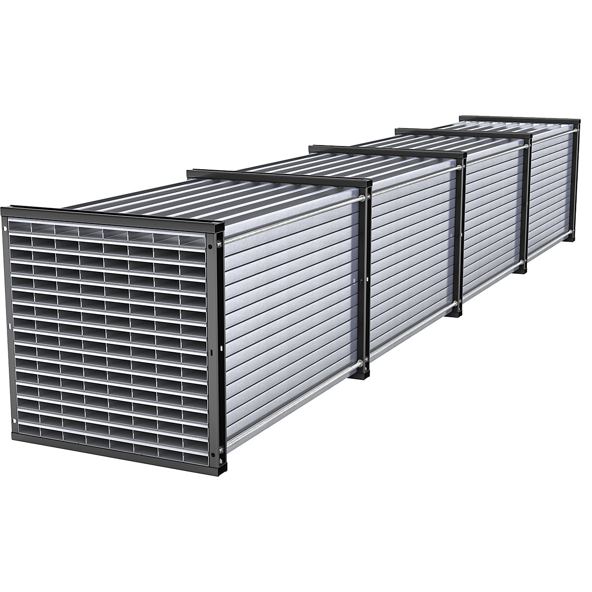 Honeycomb shelving unit - eurokraft pro