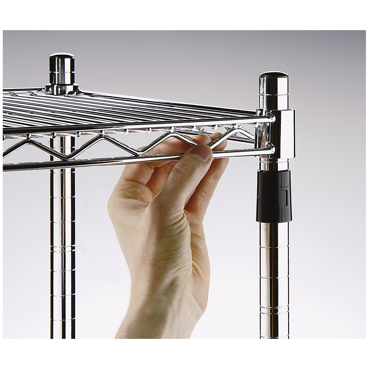 Steel wire mesh shelf unit (Product illustration 4)-3
