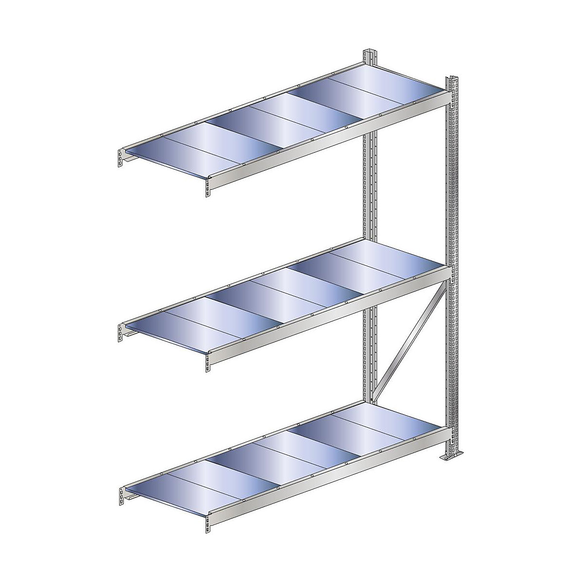 Wide span shelving unit – SCHULTE
