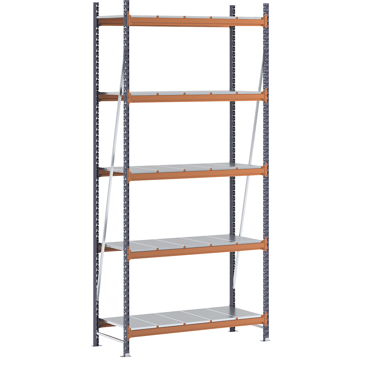 Wide span shelving unit