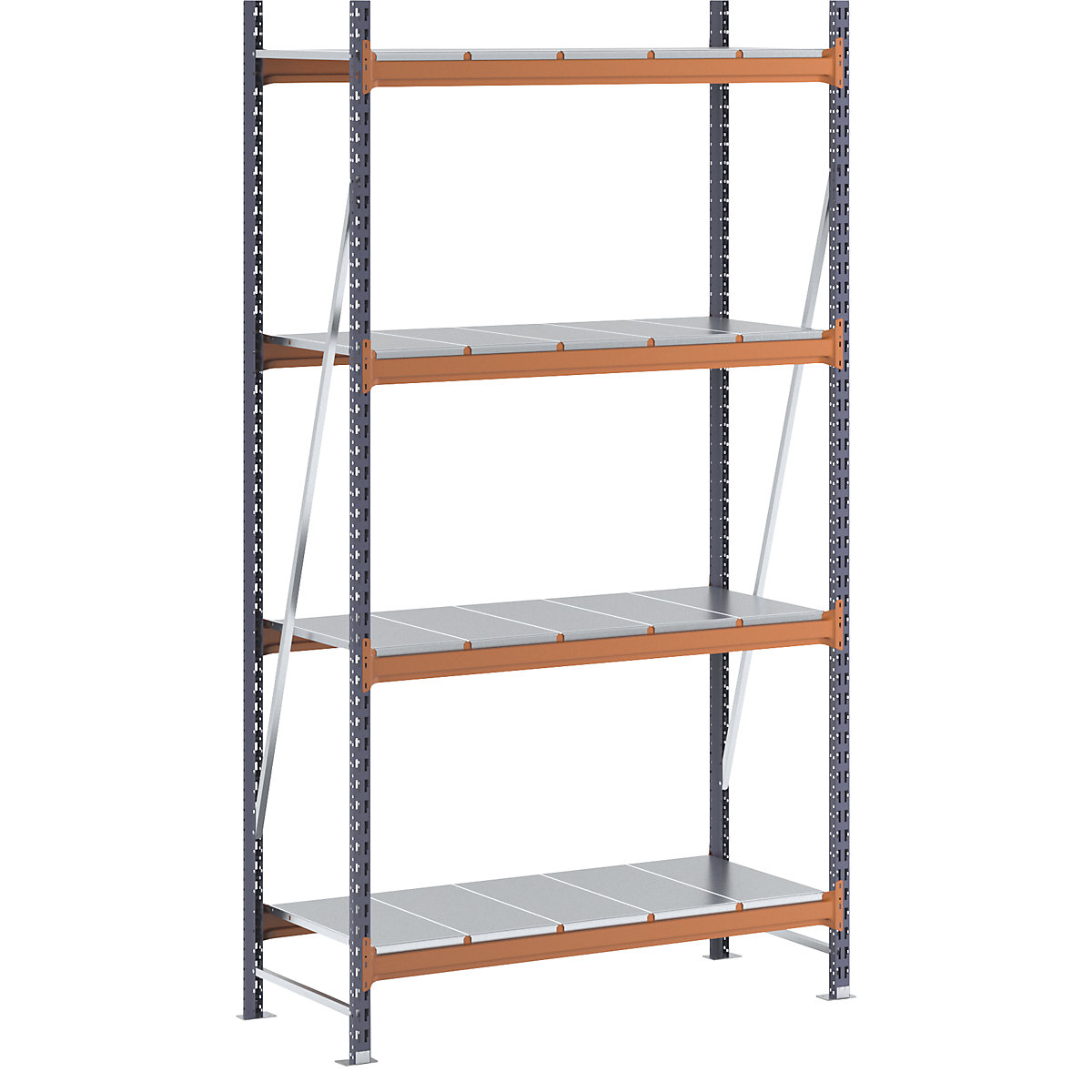 Wide span shelving unit