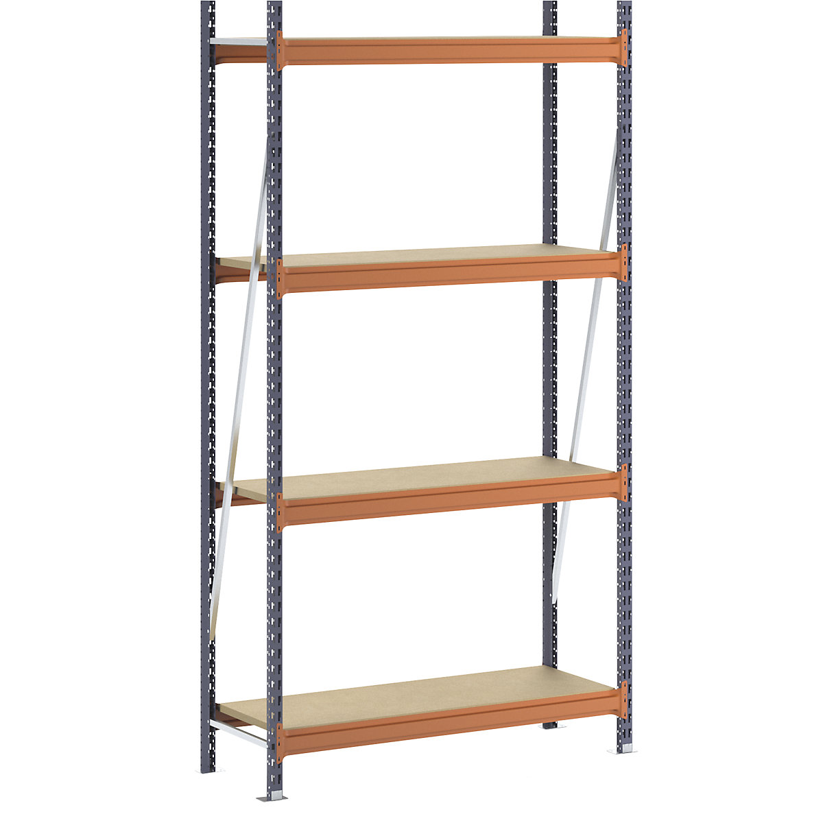 Wide span shelving unit