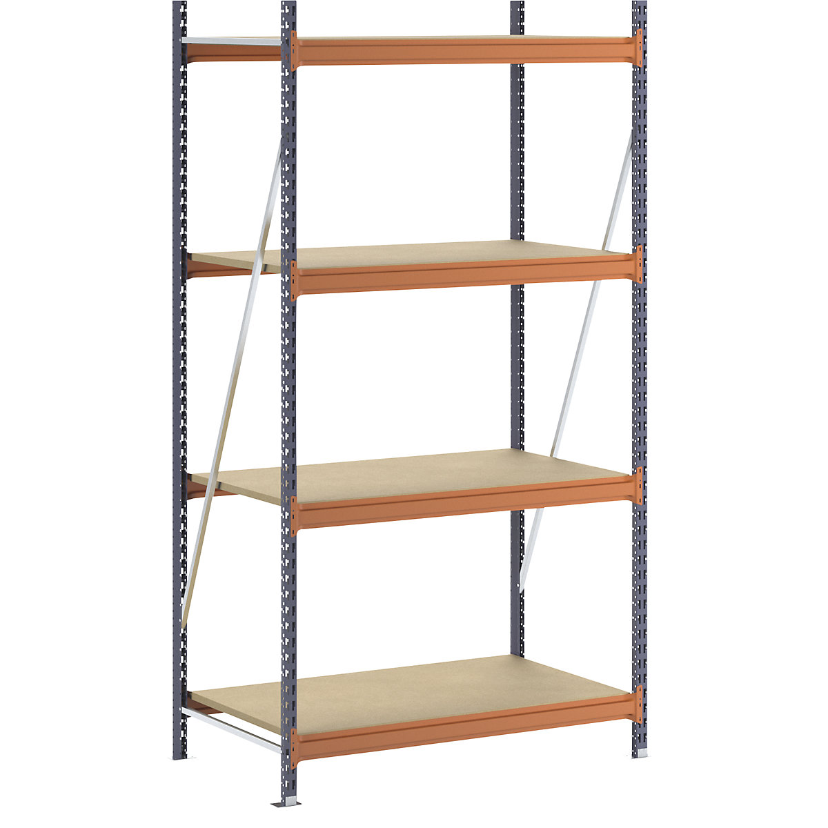 Wide span shelving unit