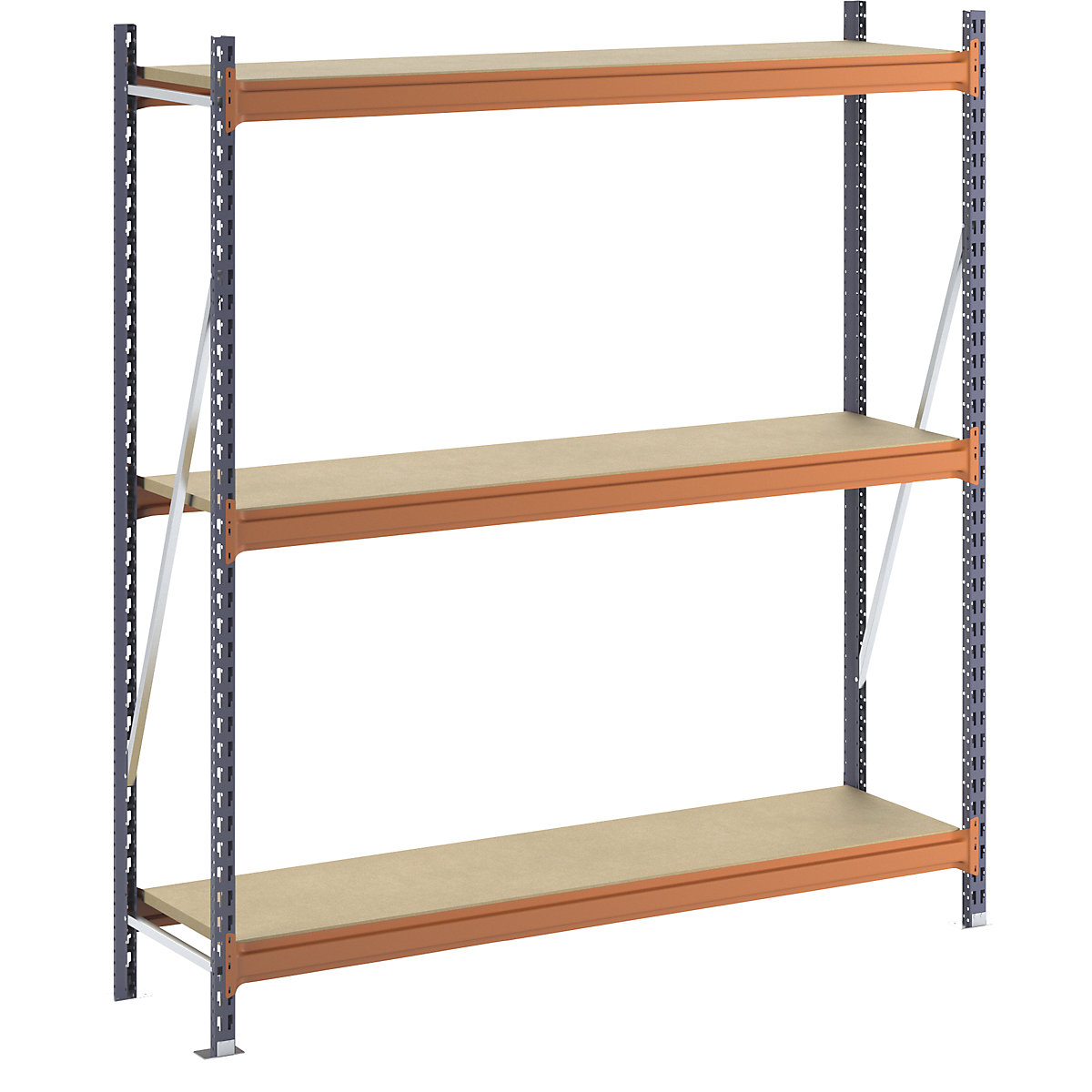 Wide span shelving unit