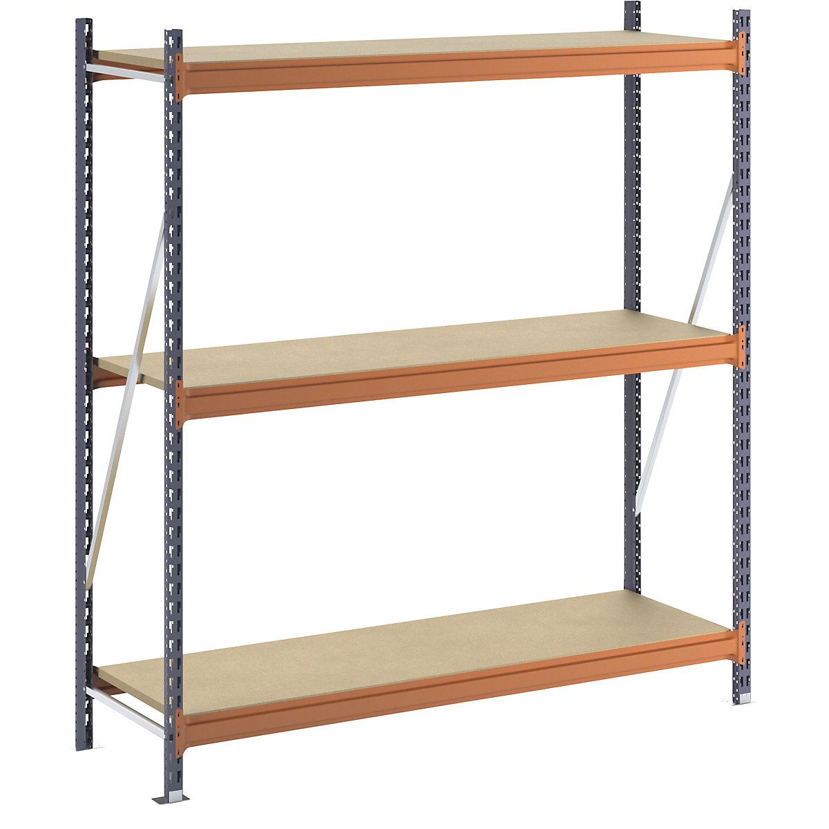 Wide span shelving unit