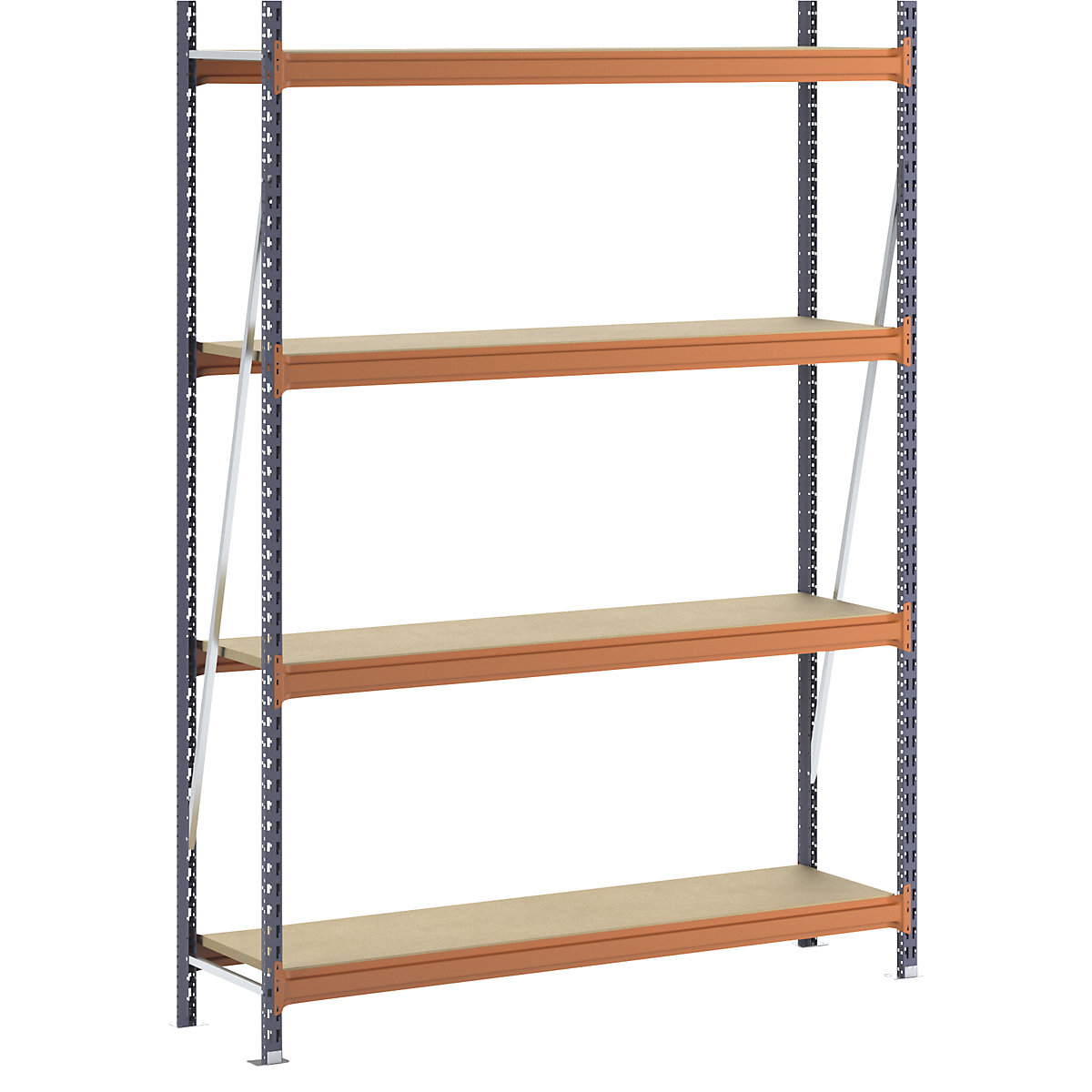 Wide span shelving unit