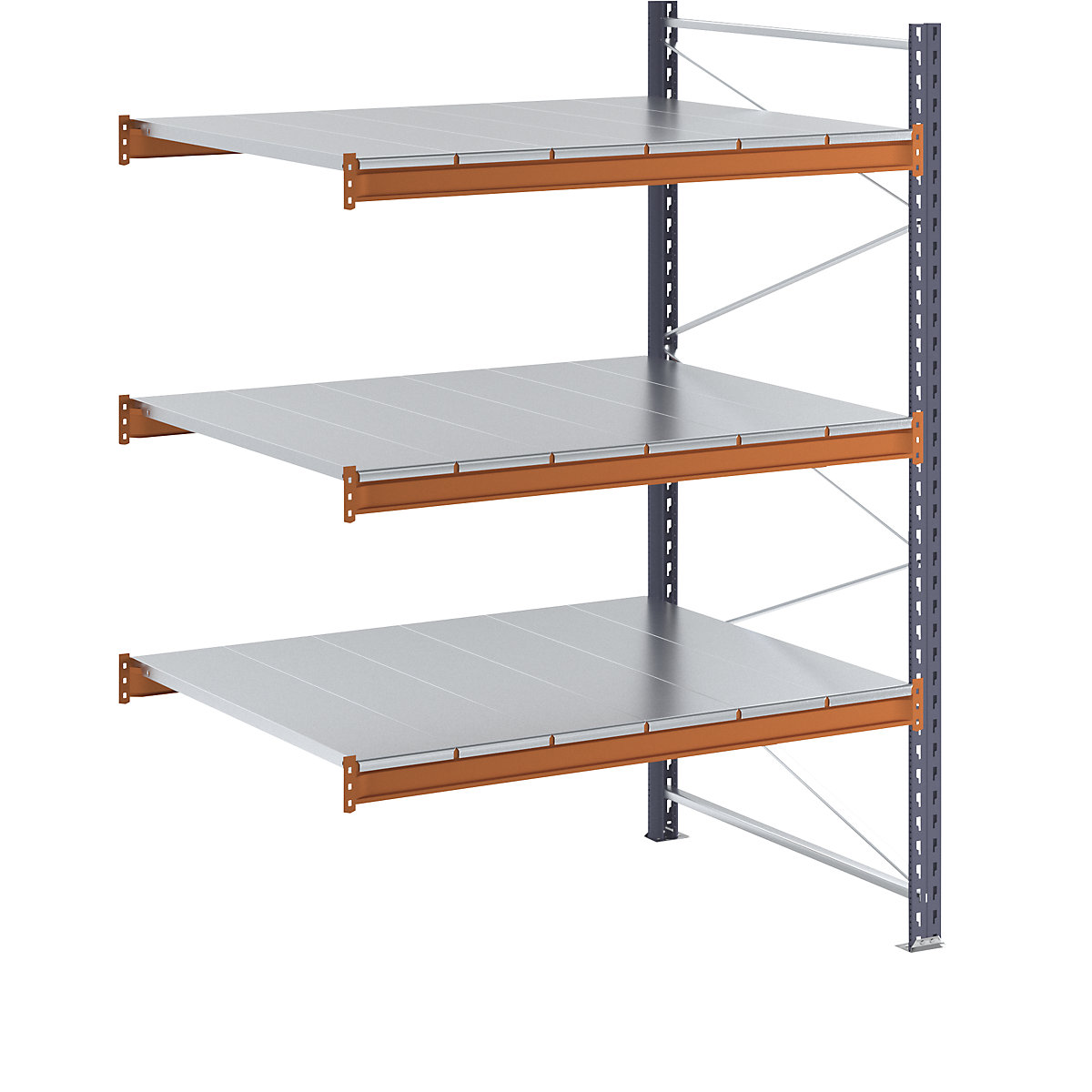 Wide span shelving unit, max. bay load 8000 kg, HxWxD 2000 x 1430.6 x 1100 mm, extension shelf unit-7