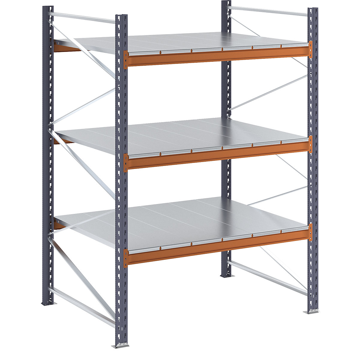 Wide span shelving unit, max. bay load 8000 kg, HxWxD 2000 x 1511.2 x 1100 mm, standard shelf unit-6